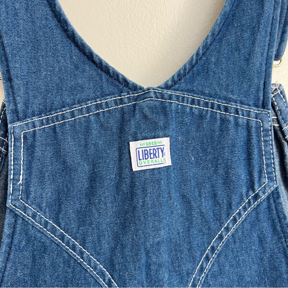 Liberty Denim Cut Off Shorts Overalls size 32 - Picture 5 of 12